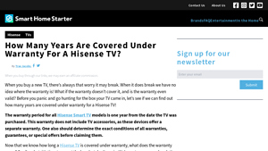 How Many Years Are Covered Under Warranty For A Hisense TV? - hisense manufacturer warranty