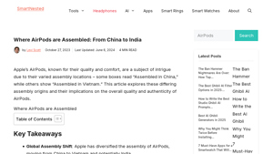 Where AirPods are Assembled: From China to India - SmartNested - chinese airppod manufacturer