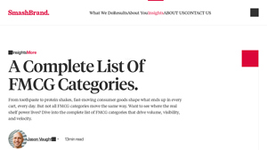 A Complete List of FMCG Categories With Descriptions. - SmashBrand - fmcg manufacturer