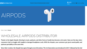Wholesale AirPods Distributor | SM Distribution - chinese airppod manufacturer