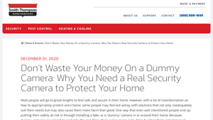 Dummy Camera: Why It's a Waste of Your Money | Smith Thompson - dummy camera company
