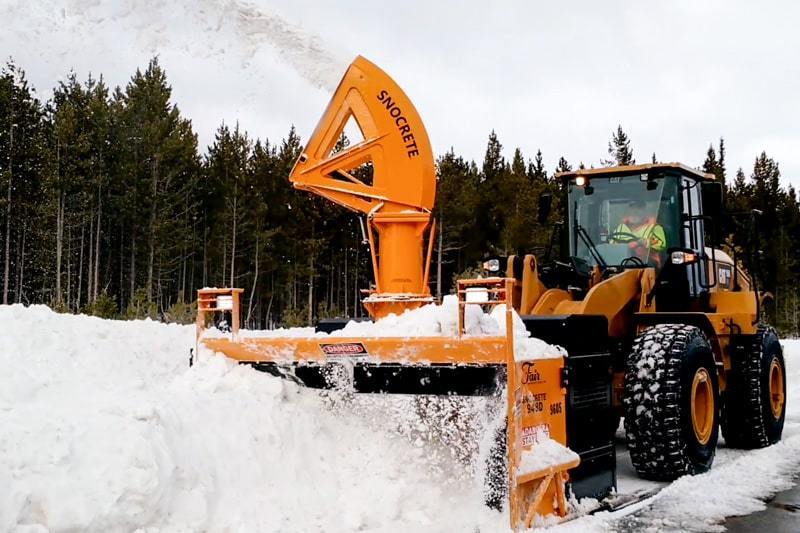 A relevant stock photo of snow blower manufacturer in a typical setting.