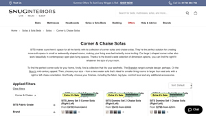Corner & Chaise Sofas - Snug Interiors - snug sofa company