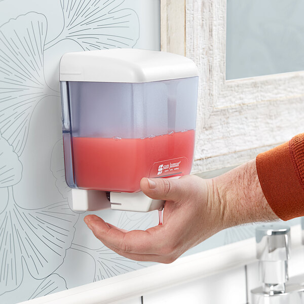 A relevant stock photo of soap dispensers supplier in a typical setting.