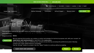 Wire EDM - Sodick - wire cutting machine company