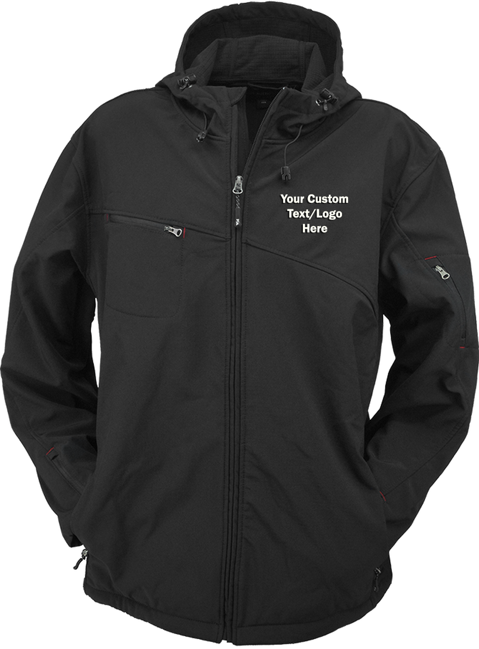 A relevant stock photo of softshell jacket custom in a typical setting.