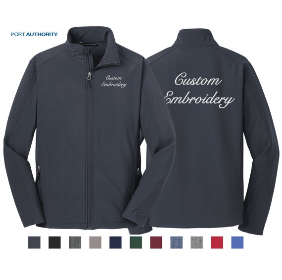 A relevant stock photo of softshell jacket custom in a typical setting.