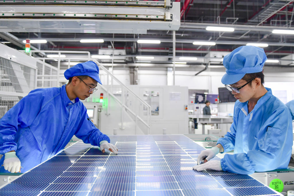 A relevant stock photo of solar electricity china in a typical setting.
