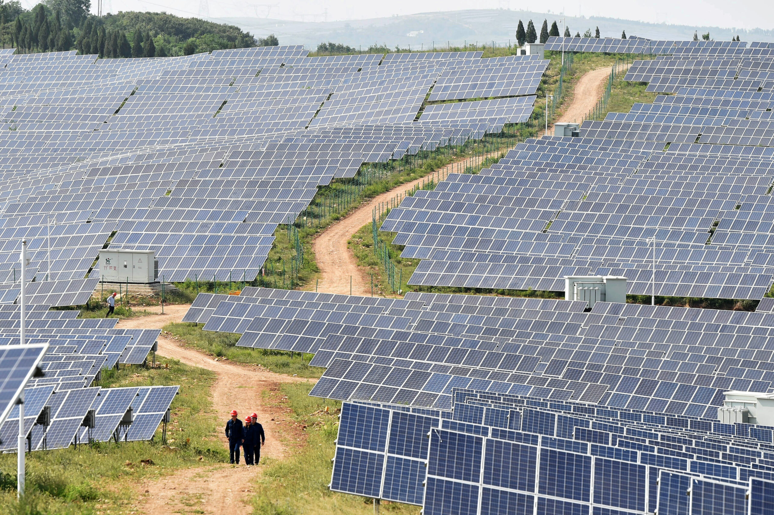 A relevant stock photo of solar plant china in a typical setting.