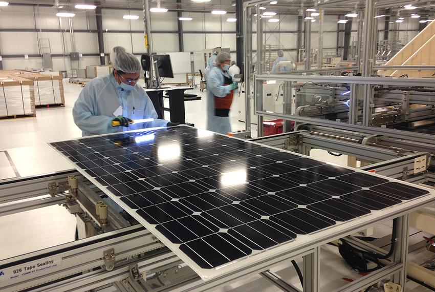 A relevant stock photo of solar powered manufacturer in a typical setting.