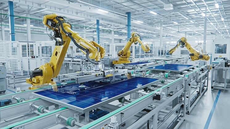 A relevant stock photo of solar system manufacturer in a typical setting.