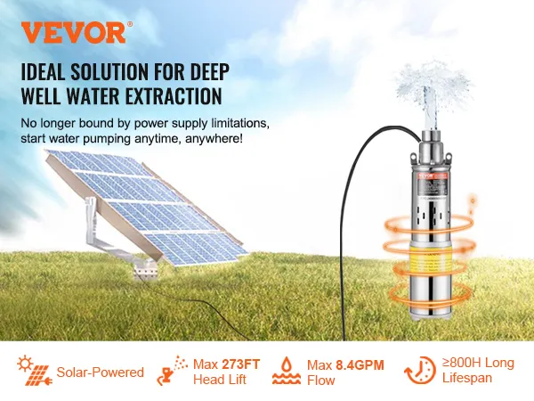 A relevant stock photo of solar water pump supplier in a typical setting.