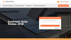 Sunpower Home Solar Review - sunpower solar company
