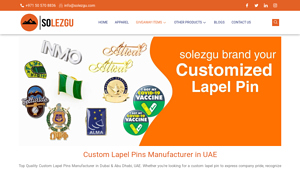Custom Lapel Pins Supplier In Dubai - Lapel Pin Products in UAE - Solezgu - pin manufacturer