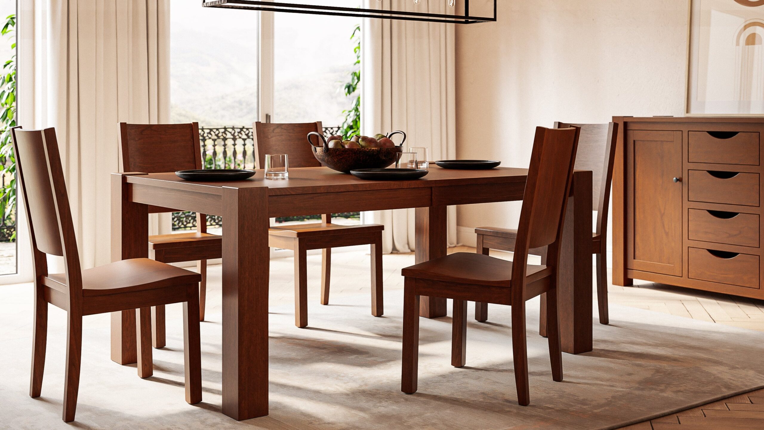 A relevant stock photo of solid wood furniture supplier in a typical setting.
