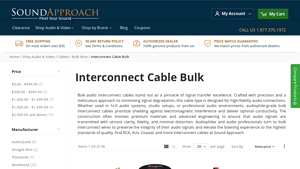 Interconnect Cable Bulk - Sound Approach - audio cable bulk