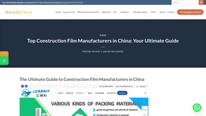 Top Construction Film Manufacturers in China: Your Ultimate Guide - construction film manufacturer in china