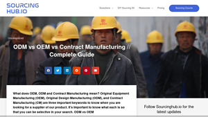 ODM vs OEM vs Contract Manufacturing // Complete Guide - opposite manufacturer