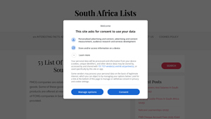 53 List Of FMCG Companies In South Africa (2025) - fmcg manufacturer