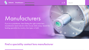 Manufacturers - Speciality Sight - contact lens manufacturer
