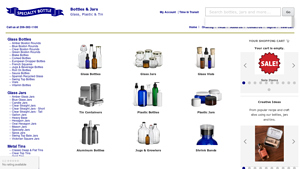 Specialty Bottle - Wholesale Glass Bottles, Jars, Metal Tins - glass jar bulk