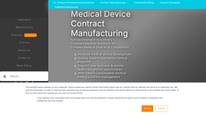 Medical & Nonmedical Contract Manufacturing Solutions - Spectrum Solutions - medical device contract manufacturer