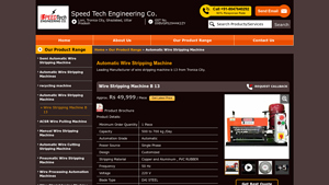 Automatic Wire Stripping Machine - Speed Tech Engineering Co. - wire stripping machine company