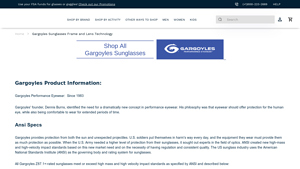 Gargoyles Sunglasses available with Prescription - Sport Eyes - gargoyle sunglasses company