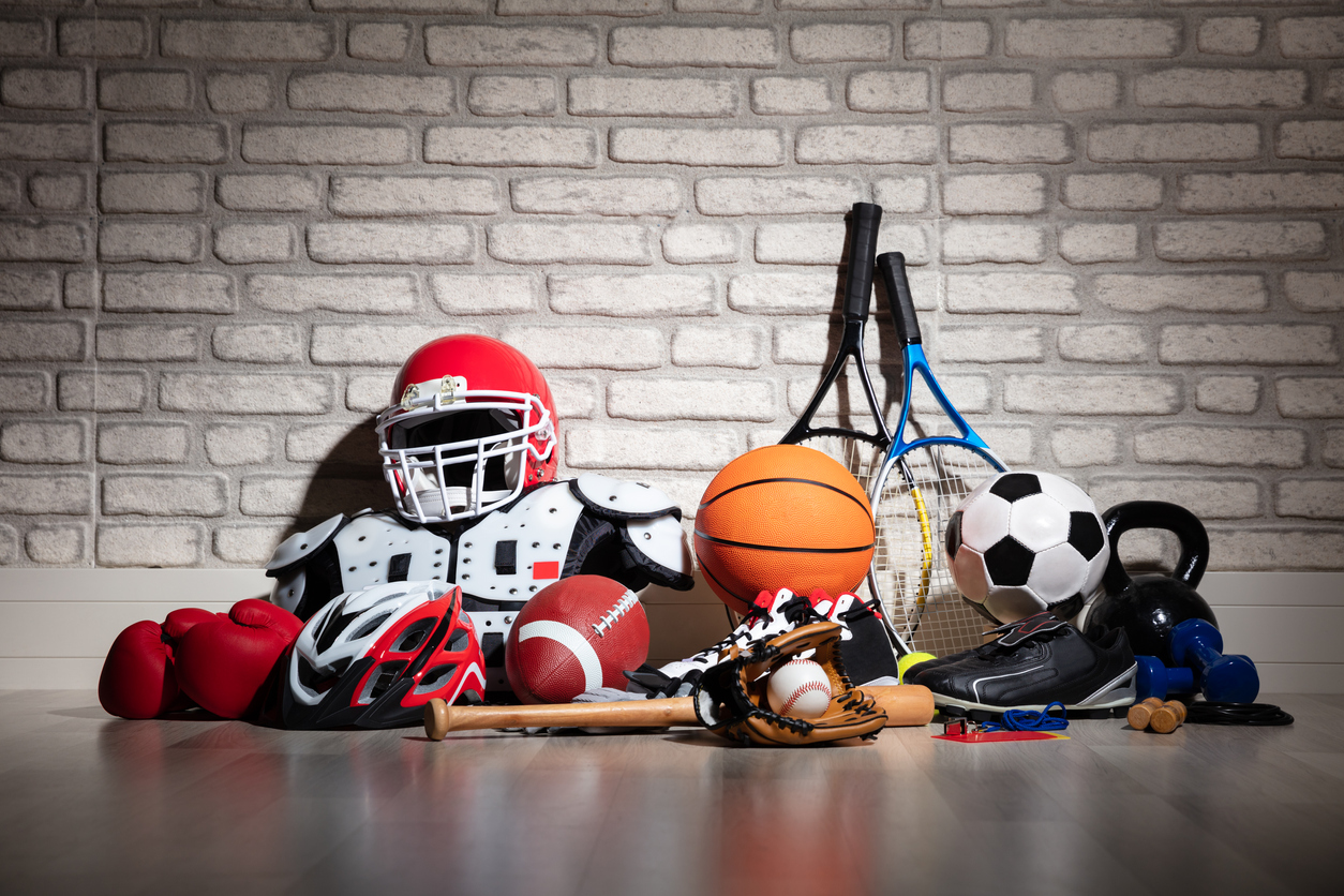 A relevant stock photo of sports good manufacturer in a typical setting.