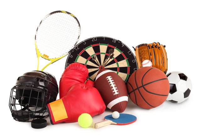 A relevant stock photo of sports goods supplier in a typical setting.