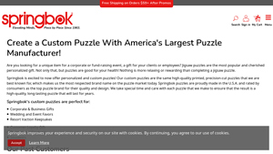 Custom Jigsaw Puzzles by Springbok - Personalized for Corporate Gifts ... - puzzle manufacturer