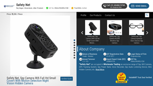 Safety Net - Wholesale Trader of Spy Camera & Spy Wifi Camera ... - best spy camera company