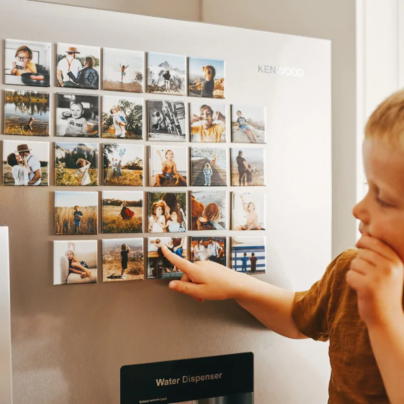 A relevant stock photo of square magnets custom in a typical setting.