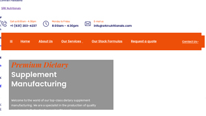 Contract Manufacturer of Dietary Supplements - SRK Nutritionals - contract manufacturer nutritional supplements