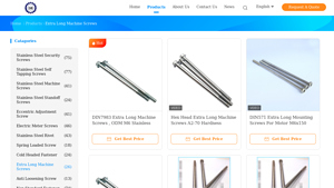 Extra Long Machine Screws - machine screws factory