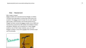 Who makes a vespa? - Ride Review - is piaggio of vespa manufacturer
