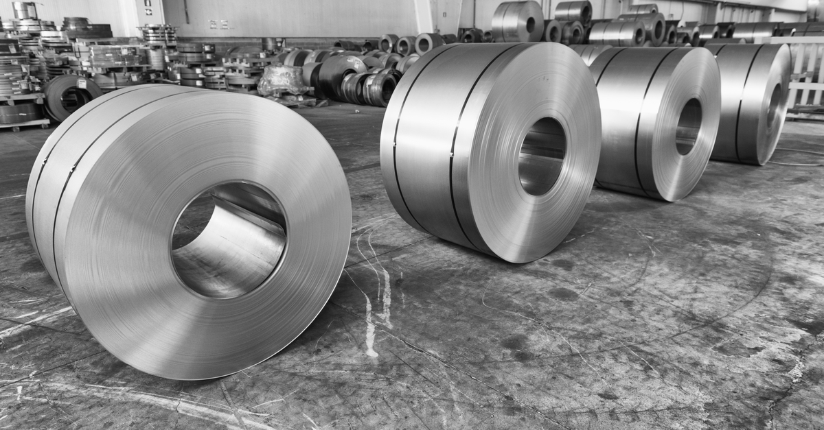 A relevant stock photo of stainless steel china in a typical setting.