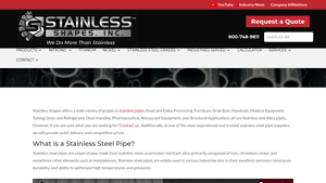 Stainless Steel Pipe Supplier | Stainless Shapes, Inc. - ss pipe manufacturer