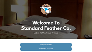Standard Feather Company—Custom Manufacturers of Down and Feather ... - pillow manufacturer