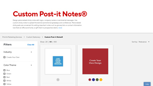 Custom Post-it Notes® | Staples® - personalized sticky notes bulk