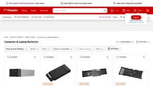 Computer & Laptop Batteries - Staples.com - laptop battery bulk