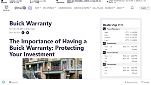 Everything about the Buick Warranty - buick manufacturer warranty