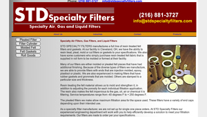 Specialty Air Filters, Gas Filters, and Liquid Filters - usa pleated air filters manufacturer