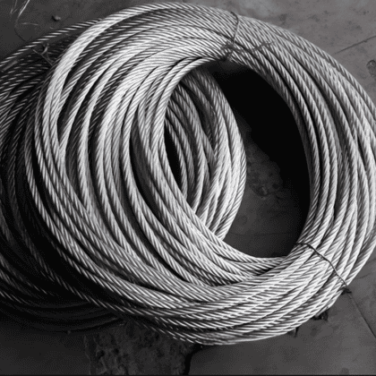 A relevant stock photo of steel cable manufacturer in a typical setting.