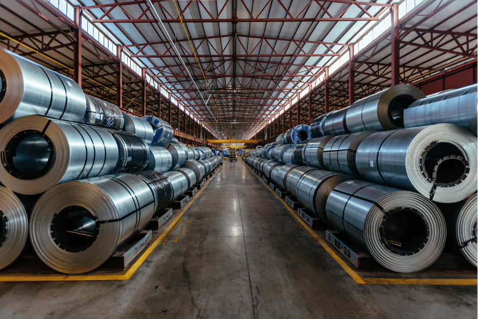 A relevant stock photo of steel coil supplier in a typical setting.