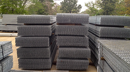 A relevant stock photo of steel grating manufacturer in a typical setting.