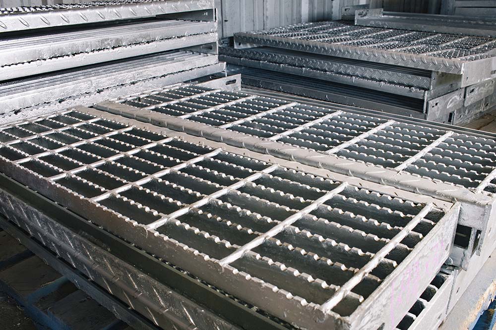 A relevant stock photo of steel grating manufacturer in a typical setting.