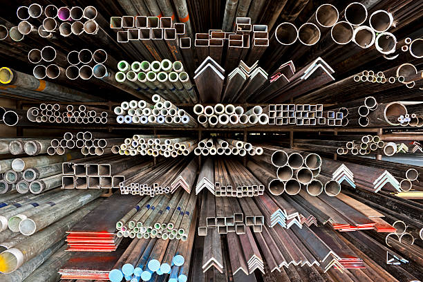 A relevant stock photo of steel material supplier in a typical setting.