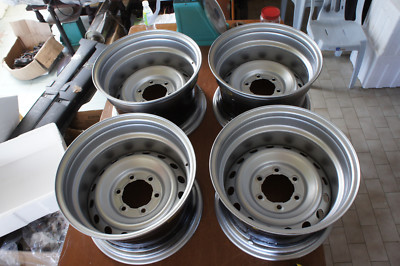 A relevant stock photo of steel wheels custom in a typical setting.