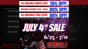 Custom Metal Buildings, Barns, Garages Made in USA | Steel Buildings ... - steel building manufacturer